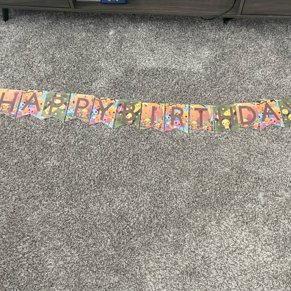 Rollie Ollie Polly Happy Birthday Banner